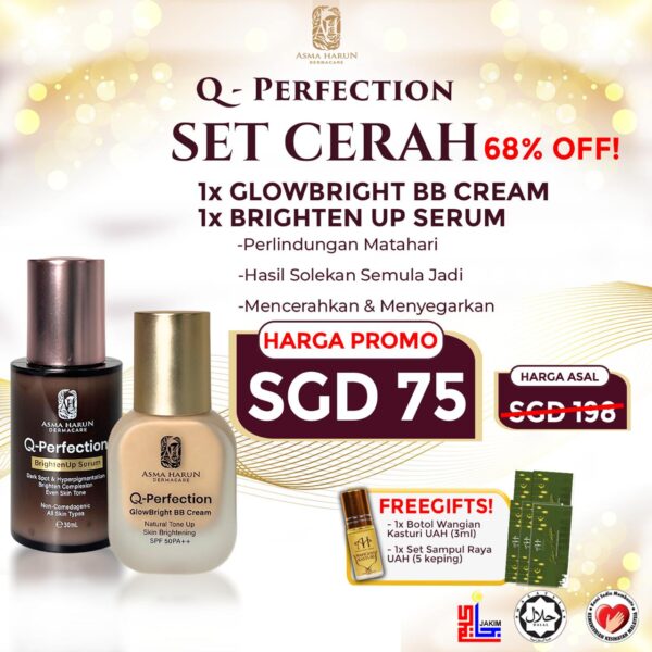 SET CERAH  (1x BB CREAM + 1 SERUM)