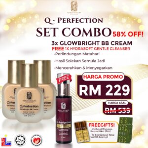 3 x BB Cream + 1 x CLEANSER + 2 x KASTURI KIJANG